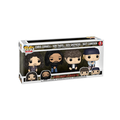 Funko POP! Rocks: Soundgarden, 4-Pack - Chris Cornell - Collectable Vinyl Figure - Gift Idea - Official Merchandise - for Kids & Adults - Music Fans -