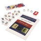 NEW! - American Mahjong Set - 166 White Tiles (All-in-One Rack/Pushers), Silver Aluminum Case - Large Classic Mah Jongg Game Set