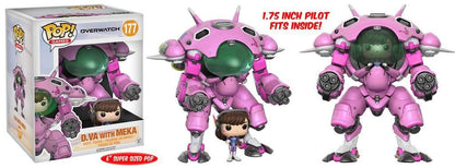 Funko POP Games: Overwatch D.VA & Meka 6" POP and Buddy Toy Figure, 36 Months to 1200 Months