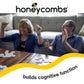 HoneyCombs Game, Tile Matching Game for Kids & Families, 52 Tiles, Ages 6+