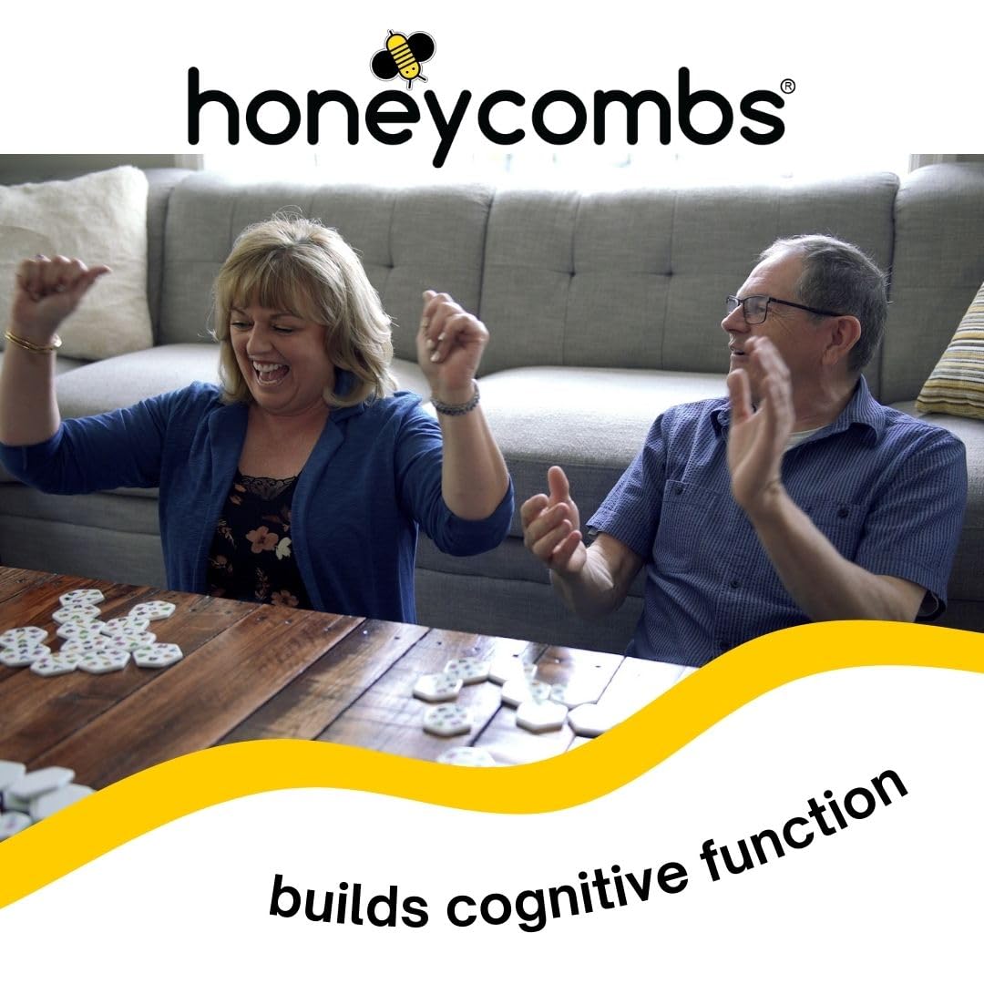 HoneyCombs Game, Tile Matching Game for Kids & Families, 52 Tiles, Ages 6+