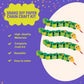 Unique Snake DIY Paper Chain Craft Kit (Pack of 4) - Fun & Easy-to-Make Activity for Kids and Adults