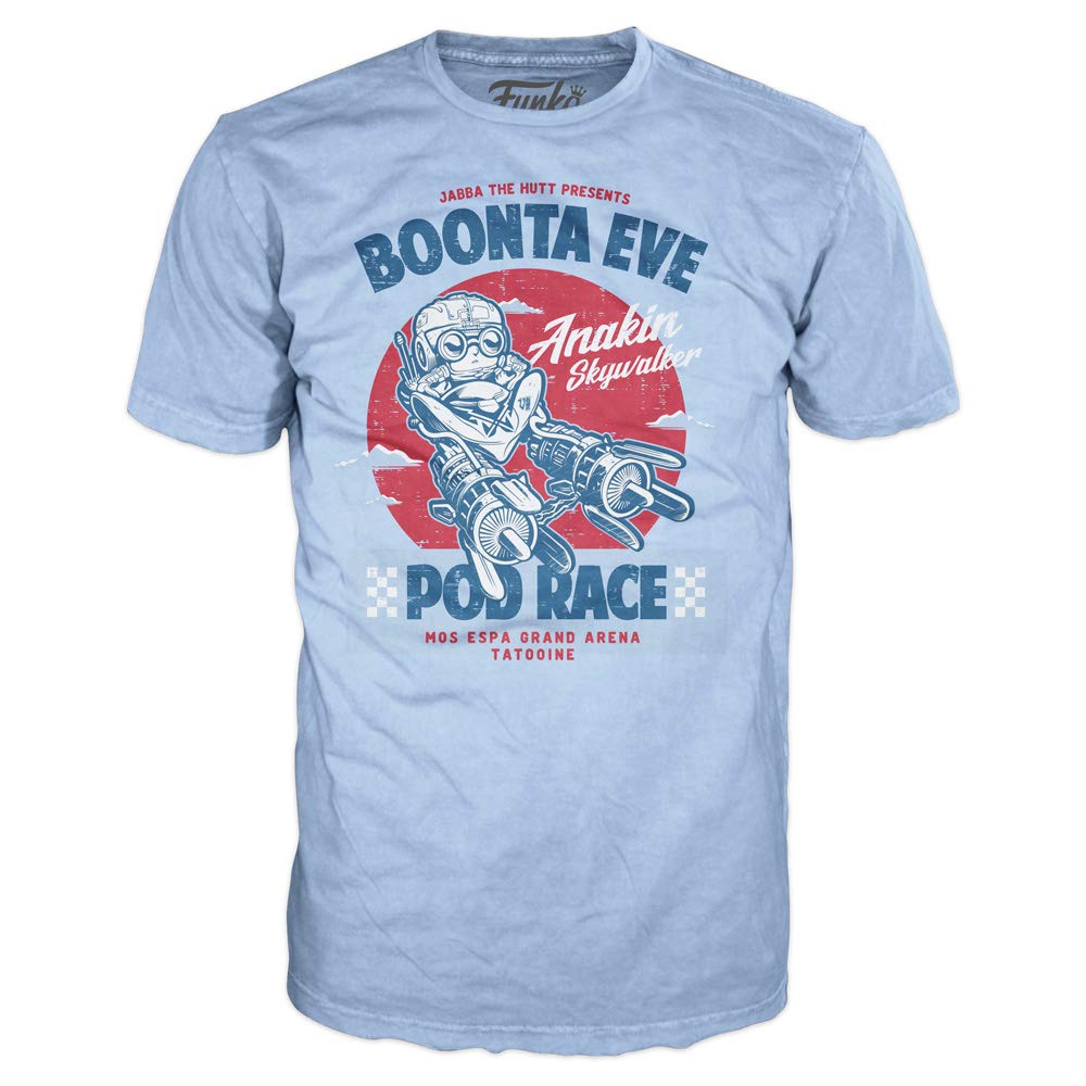 Funko Star Wars Smuggler's Bounty Subscription Box, Podracing Theme, August 2019, Large T-Shirt, Multicolor