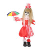 Haunted Hill Farm 3.3-Ft. Girl with Umbrella Halloween Animatronic