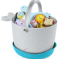 Skip Hop Bath Toy Storage, Moby Stowaway Bucket, Grey