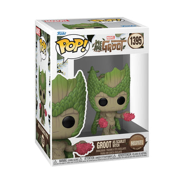 Funko POP! Marvel: We are Groot - Scarlet Witch - Groot Shorts - Collectable Vinyl Figure - Gift Idea - Official Merchandise - for Kids & Adults - TV