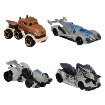 Hot Wheels Jurassic World Character Cars Set of 4 Diecast Vehicles from GRM80-956A Release