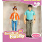 Beverly Hills Doll Collection TM Sweet Li'l Family Dollhouse People Set of 2 Action Figures Set Mom and Dad, Doll House Accessories for Toddlers
