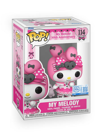 Epic Collectibles Pop Hello Kitty - My Melody with PIPI 50th Anniversary Limited Edition Exclusive Vinyl Figure Bundled with Box Protector Compatible