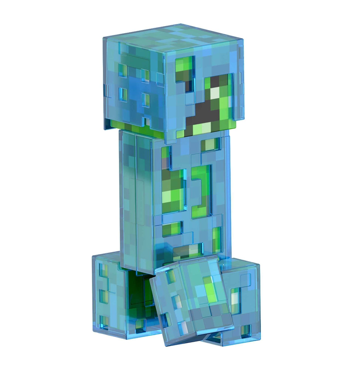 Mattel Minecraft Diamond Level Creeper Action Figure & Die-Cast Accessories, Collectible Toy Inspired by Video Game, 5.5-inch Scale