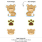 Big Dot of Happiness Baby Boy Teddy Bear - Baby Shower Centerpiece Sticks - Table Toppers - Set of 15