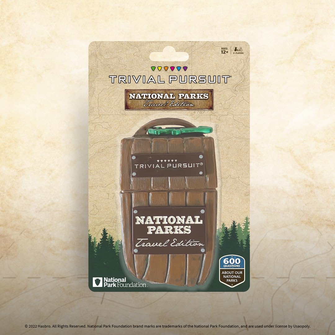 USAopoly Trivial Pursuit: National Park 100th Anniversary | Celebrating the National Park Service Centennial | 600 Trivia Questions & Fun Facts |