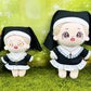 niannyyhouse 20cm Plush Doll Nun Clothes Black Headdress Dress Accessories 8in Plush Doll Accessories (20cm)
