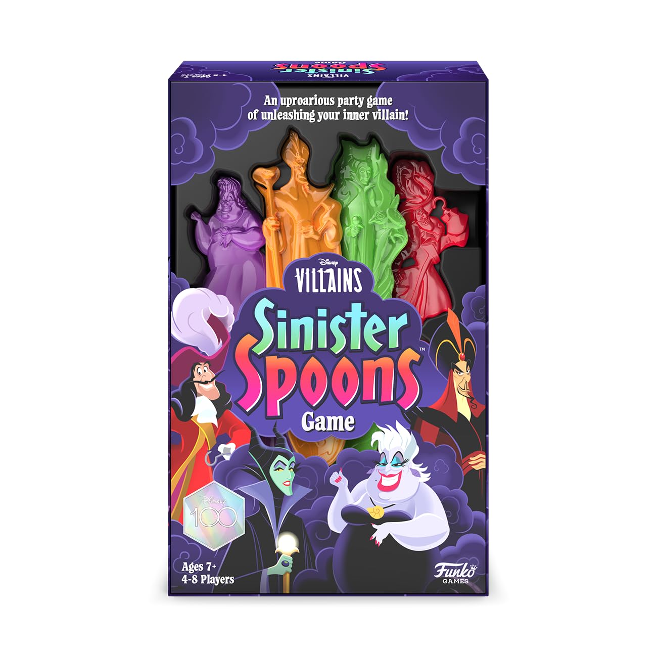 Funko Disney Villains Sinister Spoons Party Game for 4-8 Players Ages 7 and Up