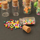 10Pcs Dollhouse Glass Jars Miniature: 1/12 Scale Glass Bottles Food Container for Kitchen Restaurant - Mini Canister Empty with Cork?Dollhouse