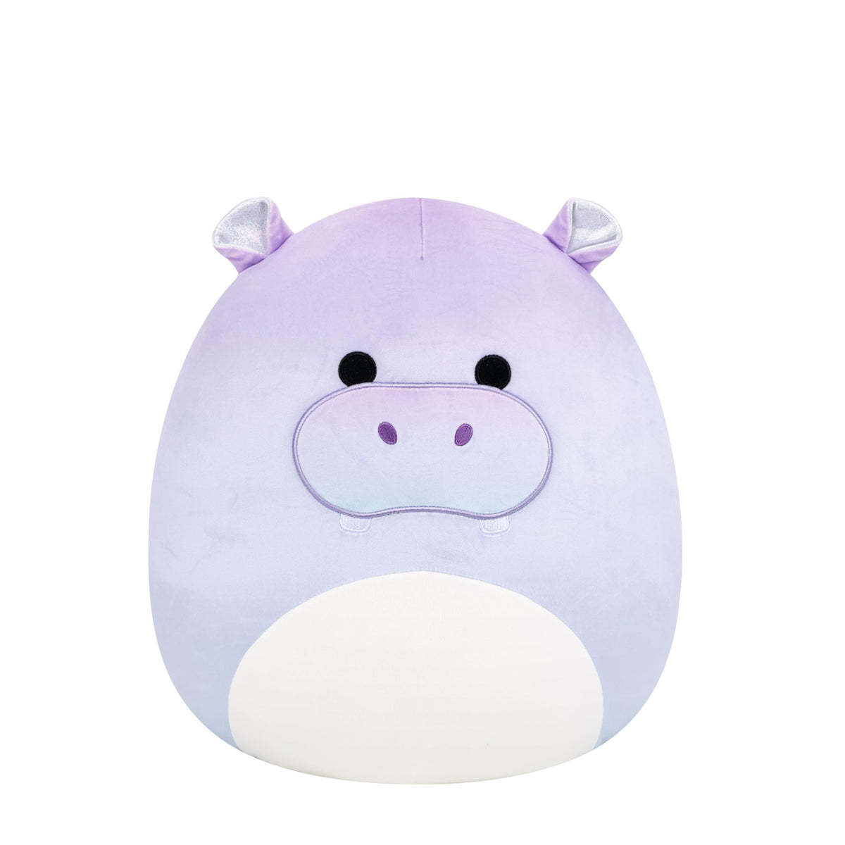 Squishmallows Original 14in Benedict The Purple Gradient Hippo with Sparkly Ears - Official Jazwares Plush (Large)