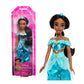 Mattel Disney Princess Jasmine Doll in Sparkling Fashion with Removable Pants, Tiara and Shoes, Posable & Collectible, Inspired by Aladdin Movie