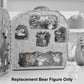 Little People Replacement Part for Fisher-Price Dollhouse Forest Playset HWB29 - Pretend Play Black Bear Figure