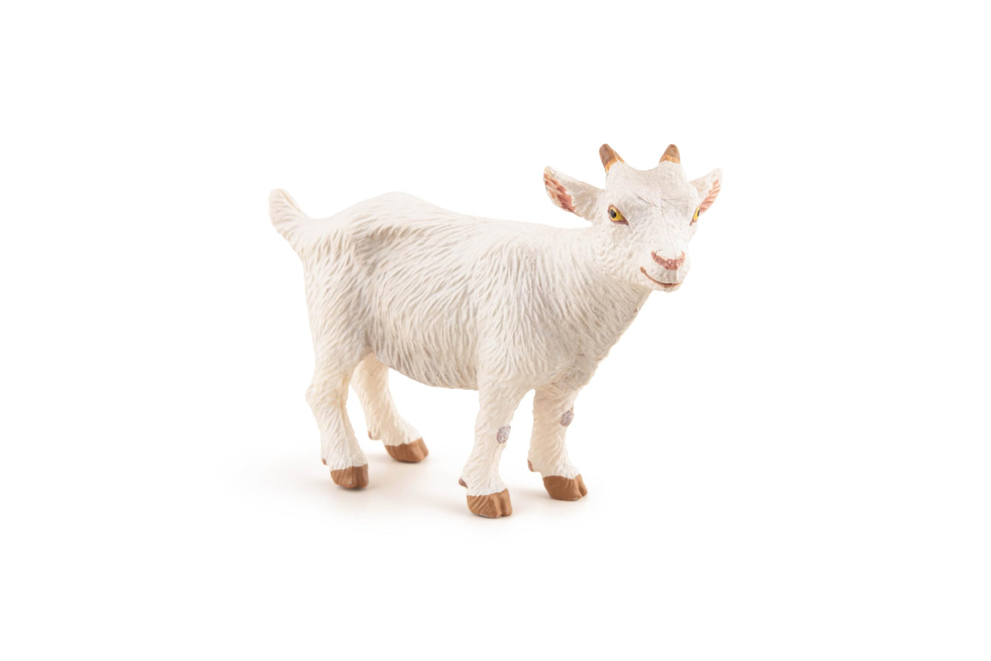 Papo - Realistic White Goat Figure - Ages 3+ - Farm Life Collection - Educational Play Farm Animals - Gift Idea Toy for Girls and Boys