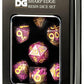 FanRoll Sharp Edge Resin DND Dice Set: Thousand Day Red, Role Playing Game Dice for Dungeons and Dragons