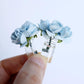 1:12 Scale Hand-Painted Miniature Glass Vase for Dollhouse Accessories, Tiny Flower Bottle for Miniature Displays, Fairy Gardens and Model