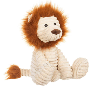 Apricot Lamb Toys Plush Corduroy Lion Soft Stuffed Animal 8.5''