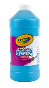 Crayola Washable Tempera Paint For Kids, Turquoise Paint, Classroom Supplies, Non Toxic, 32 Oz Squeeze Bottle