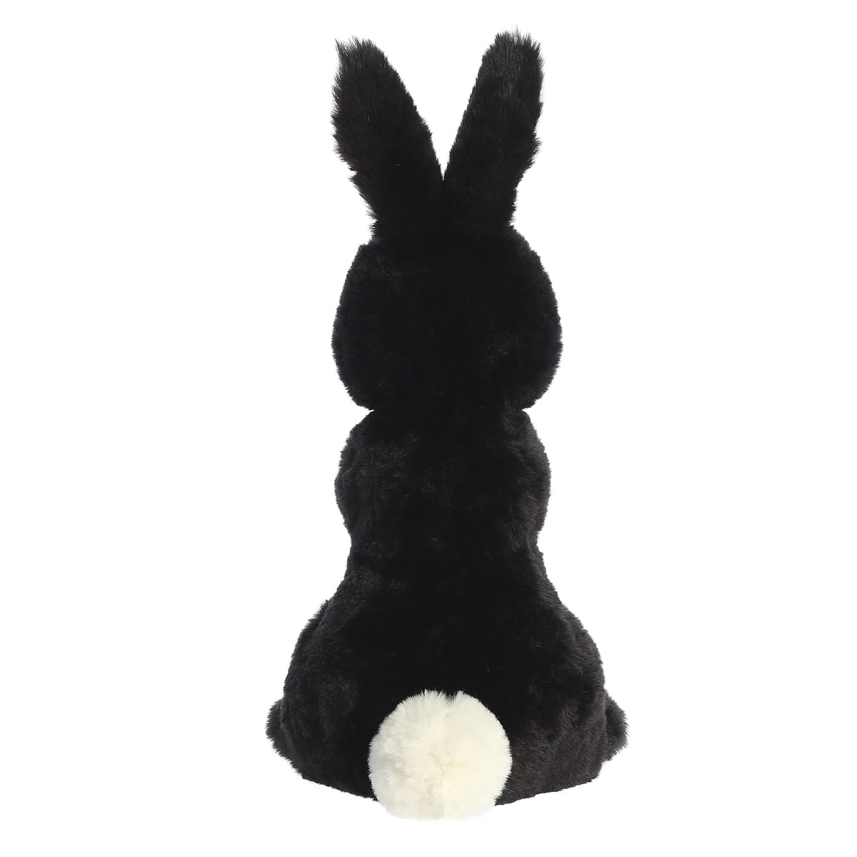 Aurora Vibrant Spring Sitting Pretty Bunny Stuffed Animal - Decorative Charm - Endless Fun - Black 14 Inches