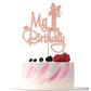 Rose Gold Glitter My 1st Birthday Cake Topper, Miss Onederful/Happy 1st Birthday/Wild One, Funny Baby Shower Party Decorations Supplies