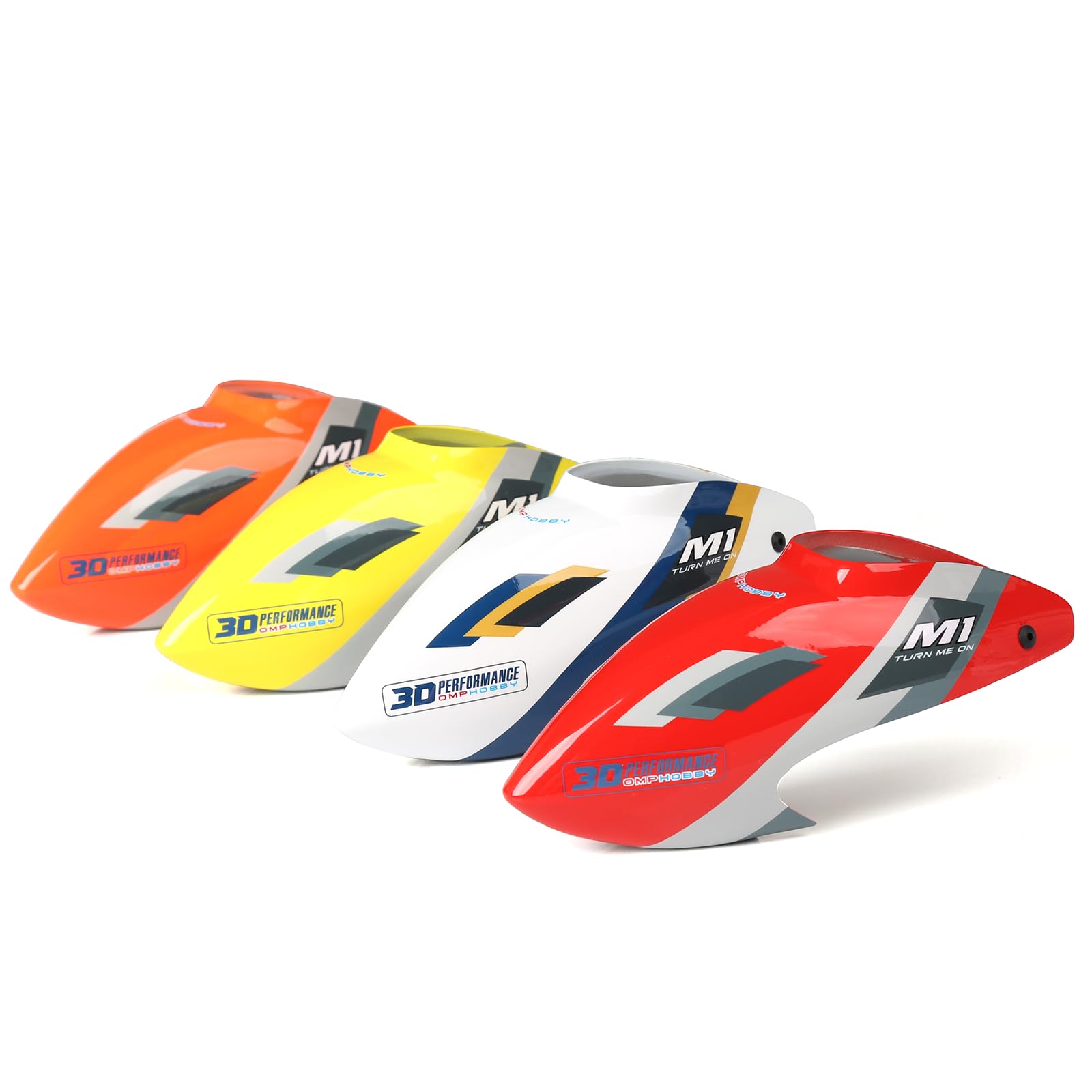 OMPHOBBY M1 EVO Parts Canopy Replacement Parts for OMPHOBBY M1 EVO RC Helicopters Rc Heli Accessories OSHM1210Y(Yellow)