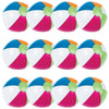 Fun Express - "Brights 14"" Beach Balls for Spring - Toys - Inflates - Beach Balls - Spring - 12 Pieces