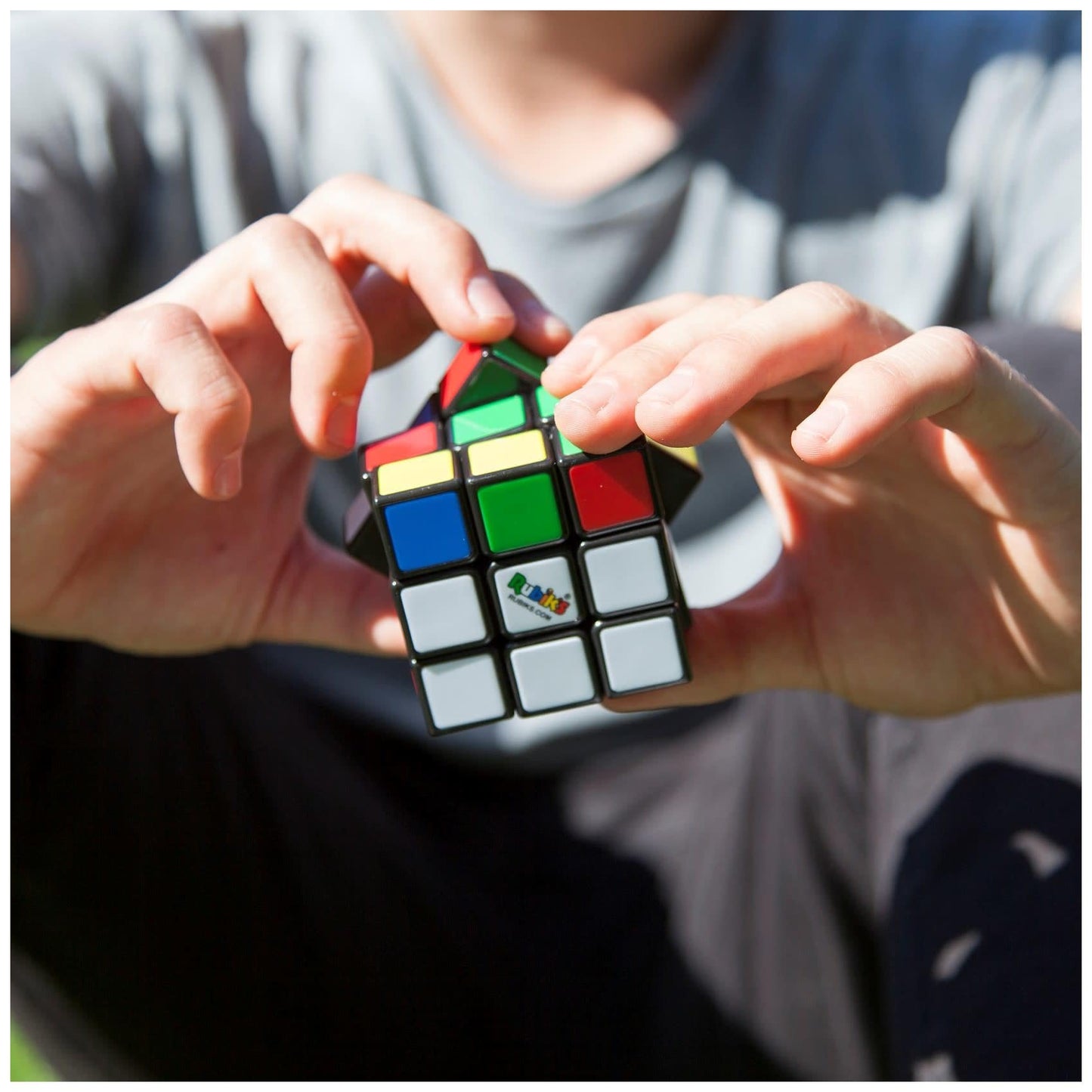 Rubik’s Cube Family Pack, Original 3x3, 2x2 and 3x3 Keyring, Complete Pack of 3
