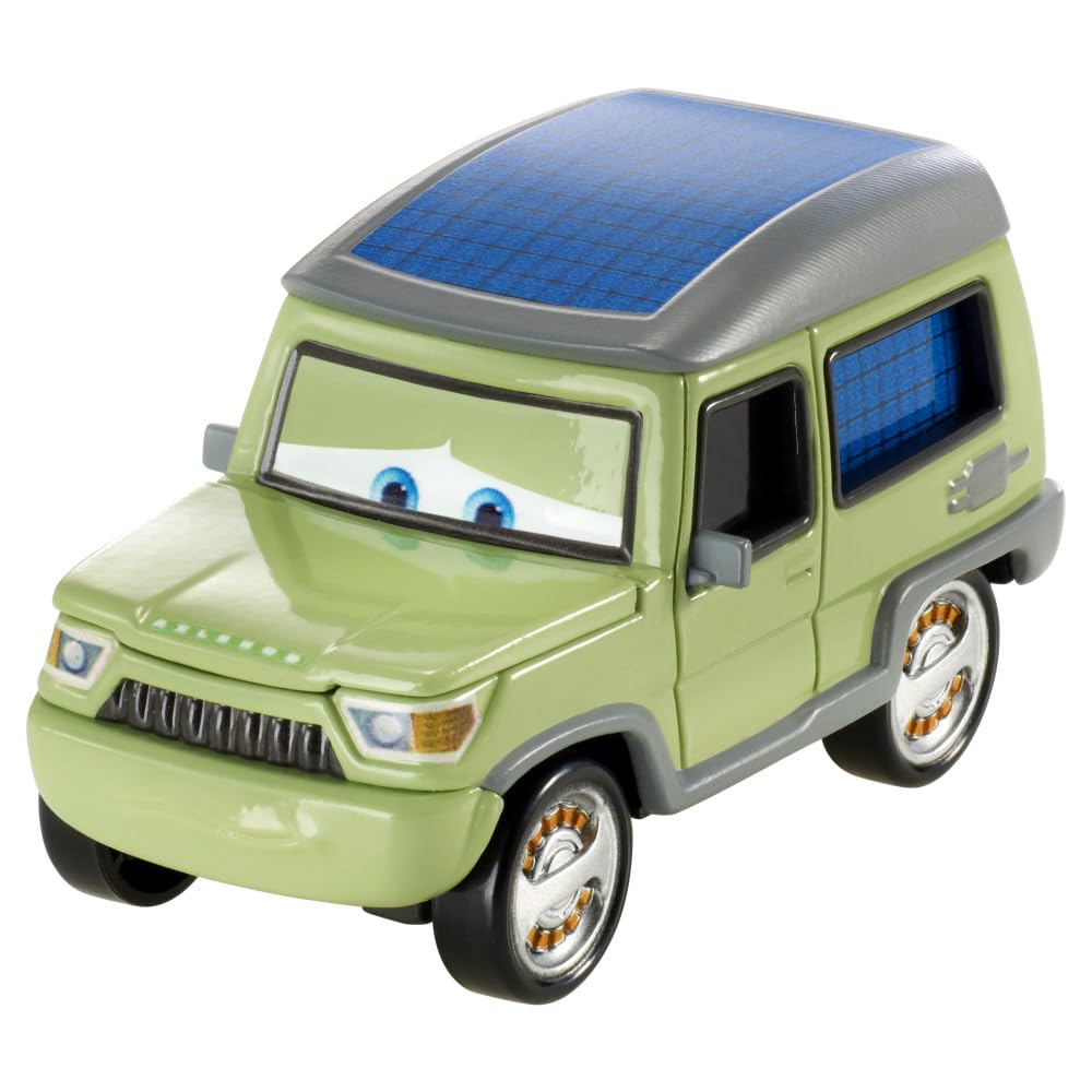 Disney / Pixar CARS 1:55 Scale Die Cast Miles Axlerod with Open Hood - Chase [Palace Chaos 4/9]