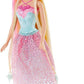 Barbie Princess Doll with Styling Beads in Her Pink-Streaked Hair