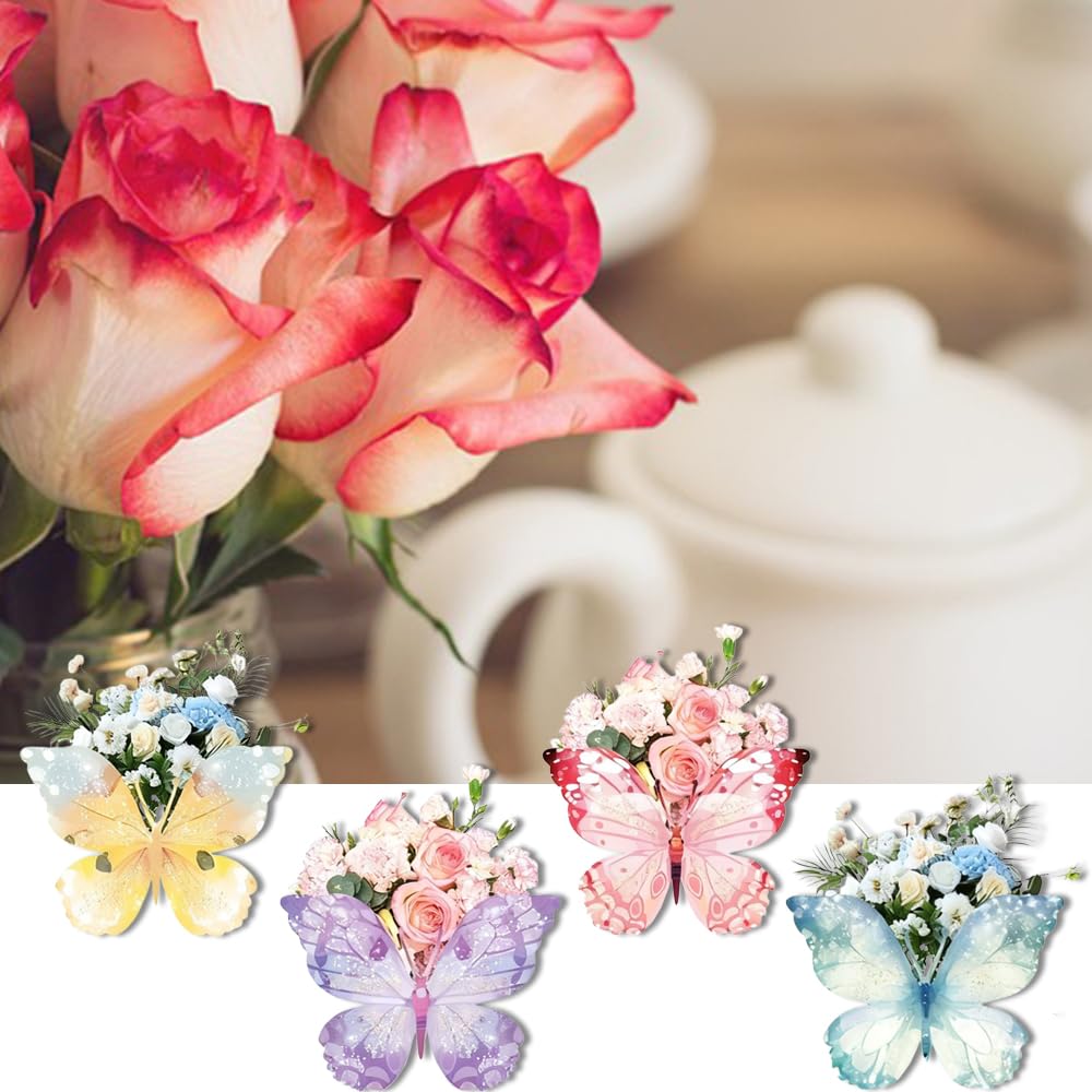 NIhtian 12pcs Tea Party Decorations,Flower Boxes Centerpiece Princess Centerpieces for Tables Teapot Vase Table Decor for Floral Tea Themed Birthday