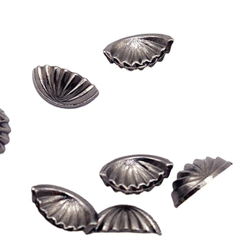 Almencla 10-Piece Dollhouse Miniature Drawer Pulls, 1:12 Scale Metal Handles, Black