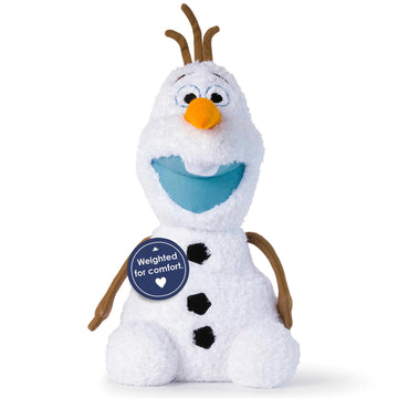 Jay Franco Weighted Disney Plush Pillow Buddy - 2.5 lbs Soft Plushie Stuffed Pillow, 20 Inches, White - Olaf