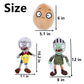 JHESAO 10PCS Plants and Zombies Plush Zombies Toys Random Different Types Zombies PVZ Plushies 1 2 Stuffed Soft Doll Zombie New