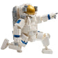 Space Adventure Astronaut Construction Toy 793-Piece Buildable Figure Set with Removable Backpack & Metal Detector Accessory - Detailed Plastic