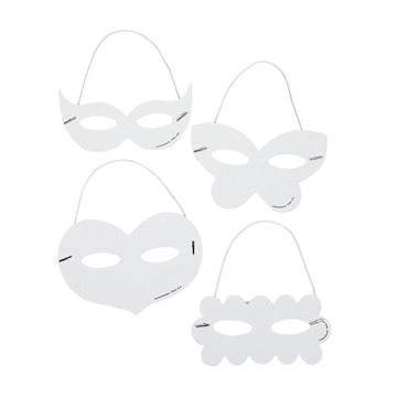 Do It Yourself Shaped Paper Masks 24 Pc - Crafts for Kids and Fun Home Activities