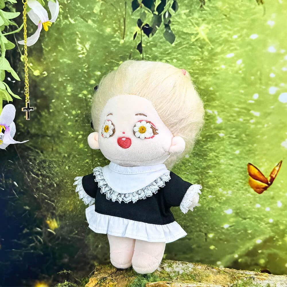 niannyyhouse 20cm Plush Doll Nun Clothes Black Headdress Dress Accessories 8in Plush Doll Accessories (20cm)
