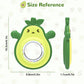 MISSLILI Teething Toy for Babies, Silicone Avocado Shape with Rattle Teether for Infants 0-3-6-12 Months, Sensory Chew Toys Teething Relief for Boys