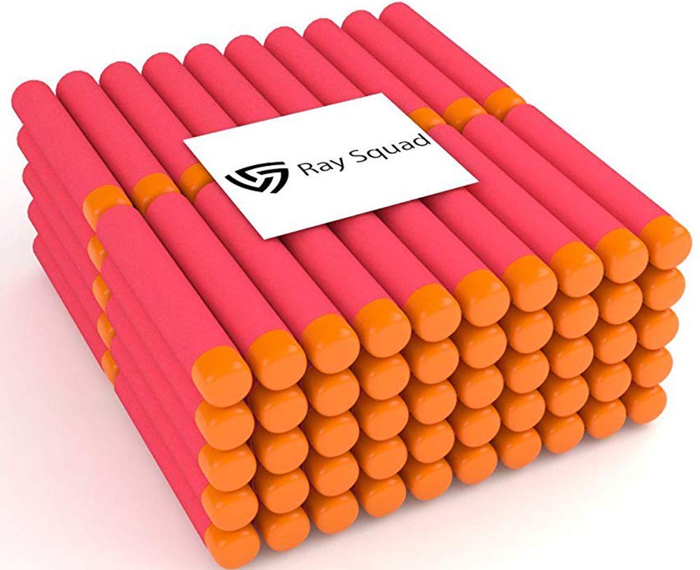 (120 Count) Ray Squad Nerf Mega Darts Pack - Universal Pack, Mega Dart Refill, Gun Darts, N-Strike Guns Compatible