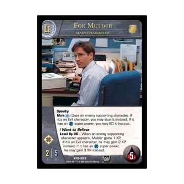 VS System 2PCG: The X-Files Battles