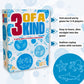 Three of a Kind / 3 of a Kind - Quick Party Card Game for Families and Adults - Ages 10+ - 2 to 8 Players - Weird City Games