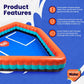 Backyard Water Baseball Inflatable Pool - Home Plate-Shaped Blow-Up Backyard Baseball and Swimming Games - Durable Plastic Pool for Kids and Adults