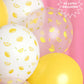 xo, Fetti Lemon Printed Balloons - 24 Latex Balloons | Lemon Party, Bridal Shower, Summer Decor, Birthday, Yellow, Coastal, Citrus Glam, Lemonade,