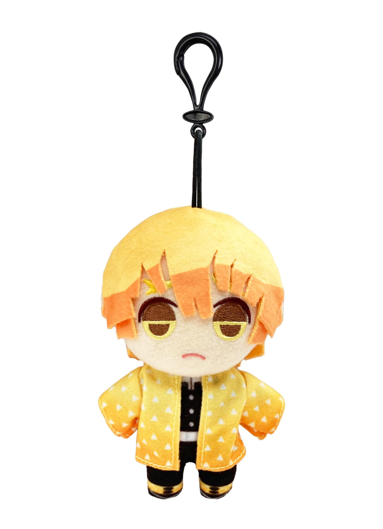 Great Eastern Entertainment Demon Slayer - Zenitsu Agatsuma Mini Plush w/Spring Hook 4.5" H
