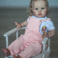 scnbom 24inch Reborn Baby Dolls Girls Silicone Babies Lifelike Newborn Toddler Eyes Open Realistic boy That Look Real