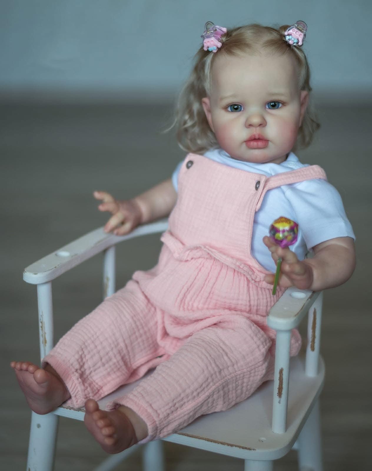 scnbom 24inch Reborn Baby Dolls Girls Silicone Babies Lifelike Newborn Toddler Eyes Open Realistic boy That Look Real